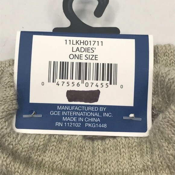 Winter Essentials Women's One Size Beige Texting Elongated Gloves New - Picture 5 of 8